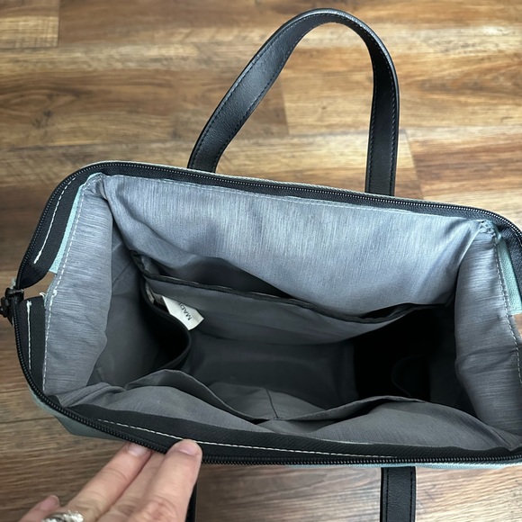 Sherpani Black and Light Greenish Gray Backpack - Picture 4 of 4